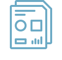 data reporting icon